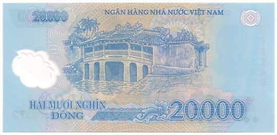 Вьетнам Полимерные 20 000 донгов 2020 banknote, 20000₫, оборотка